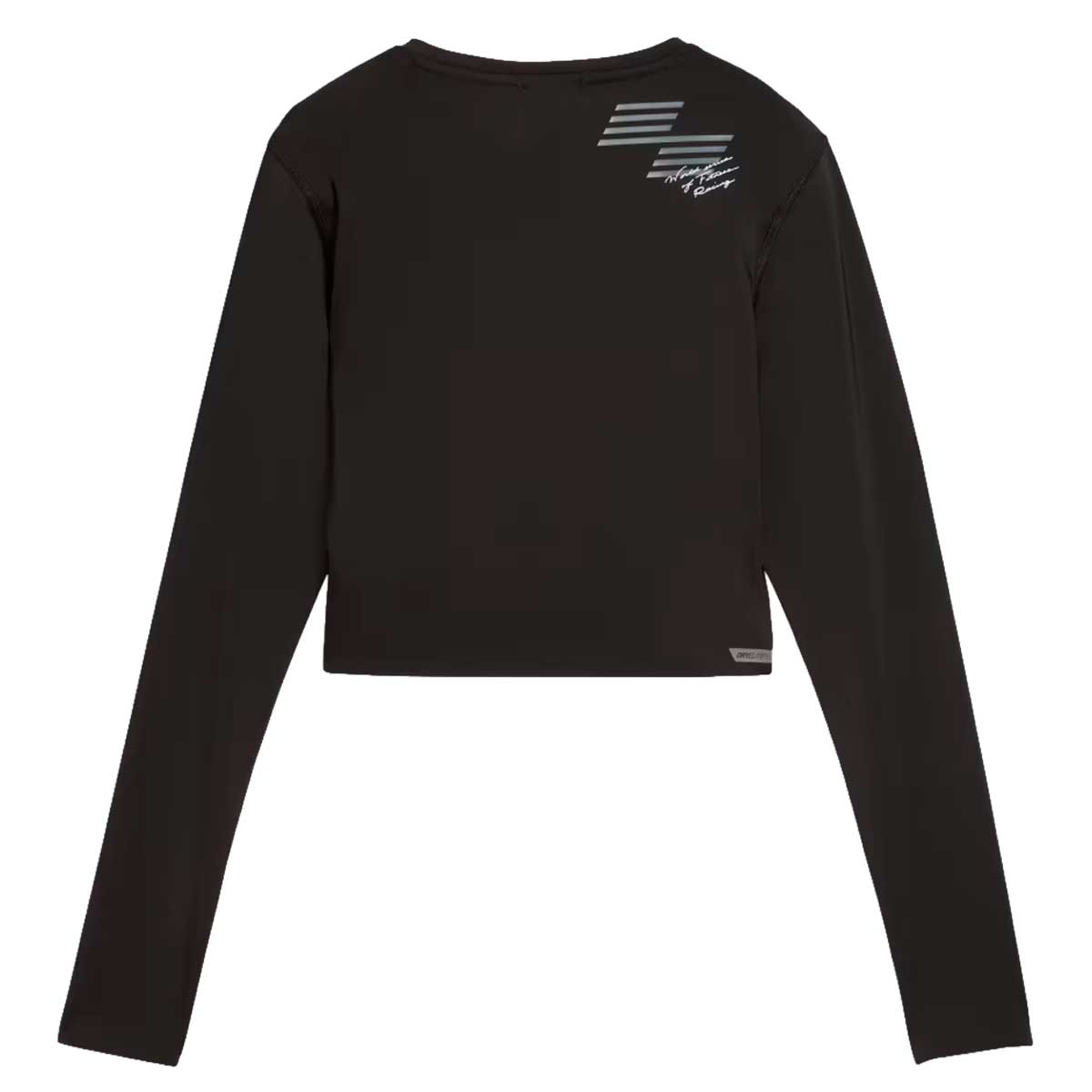 Playera Puma HYROX PWRMODE Cropped Long Sleeve Negro Mujer