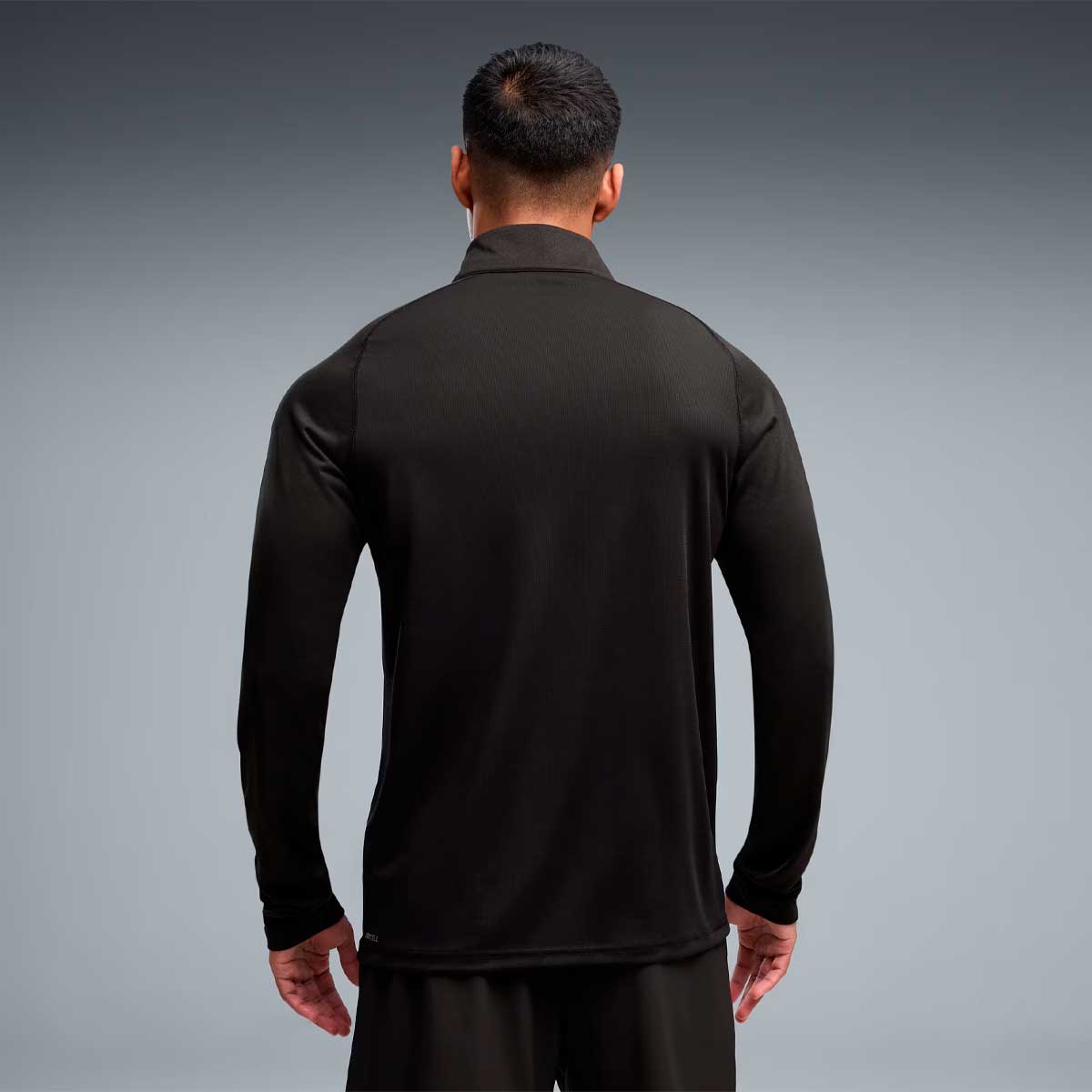 Playera Puma HYROX 1/4 Zip Manga Larga Negro Hombre