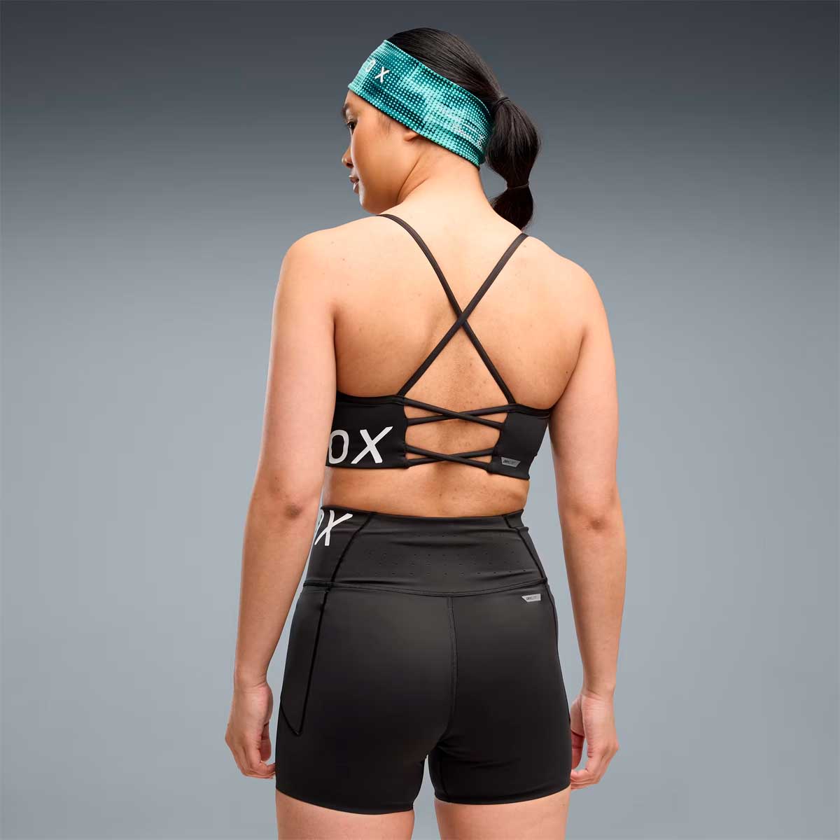Top Deportivo Puma HYROX PWRMODE Strappy Sports Bra Negro Mujer