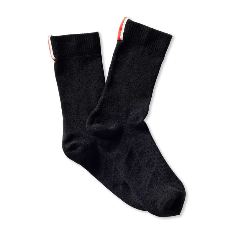 Calceta Deportiva Tracksmith Speed Crew Sock Black Unisex