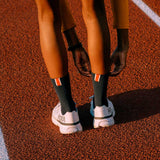 Calceta Deportiva Tracksmith Speed Crew Sock Black Unisex