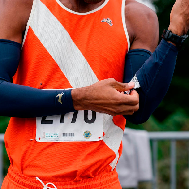 Mangas Deportiva Para Correr Tracksmith Navy Unisex