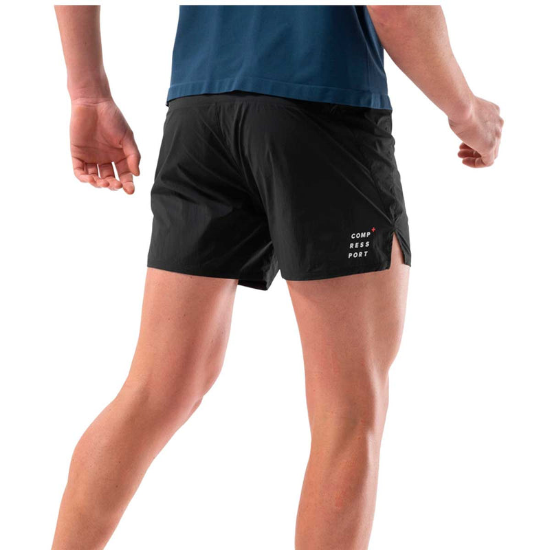 Short Deportivo Compressport Performance Short Black Hombre