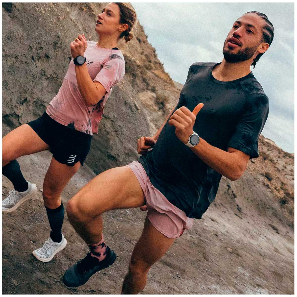 Playera Compressport Performance Eat My Dust! Black Hombre