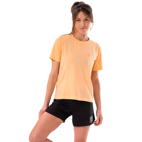 Playera Compressport Performance SS Tshirt Impala Mujer