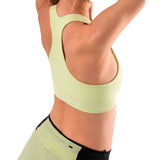 Top Deportivo Compressport Feelfree Seamless Bra Shadow Lime