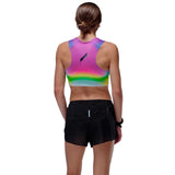 Crop Race Vest Soar Running Ultraliviano Summer Rainbow Mujer