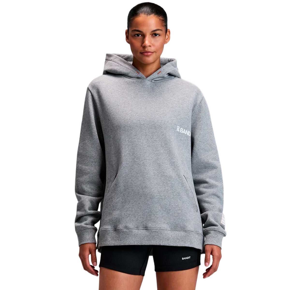 Hoodie Bandit Current Gris Jaspeado Unisex