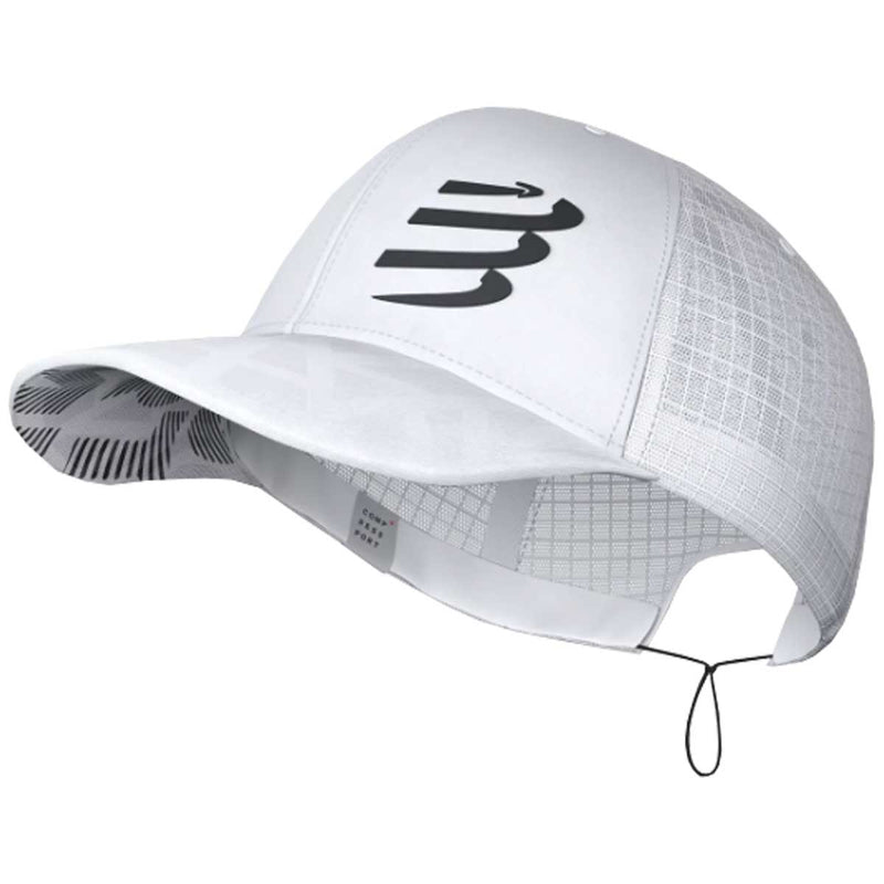 Gorra Compressport Racing Trucker Cap White Black
