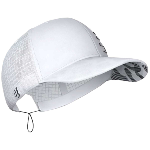 Gorra Compressport Racing Trucker Cap White Black