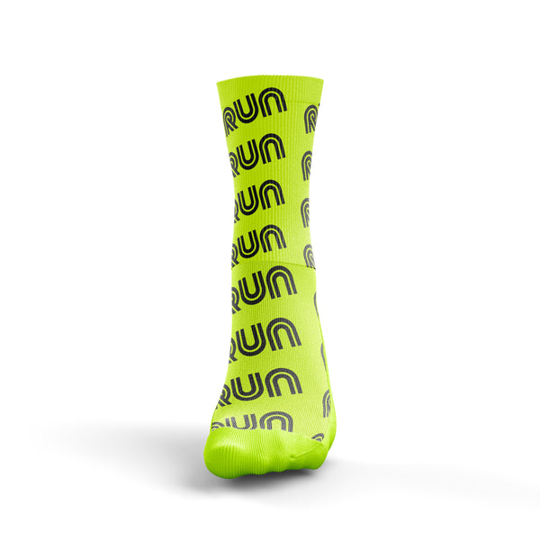 Calceta Deportiva AEROSOCK performance High Run24 Safe Yellow