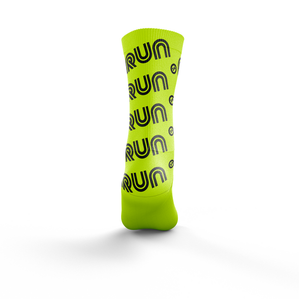 Calceta Deportiva AEROSOCK performance High Run24 Safe Yellow