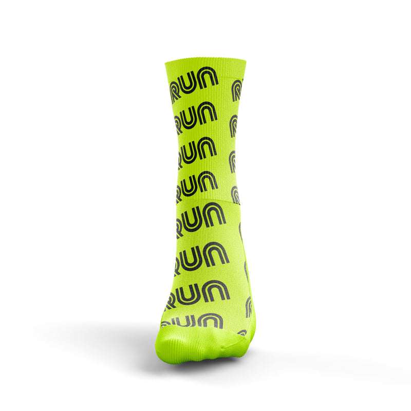 Calceta Deportiva AEROSOCK performance High Run24 Safe Yellow