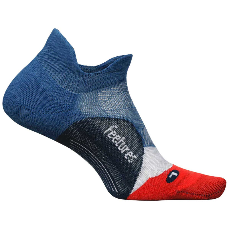 Calcetín Feetures Elite Light Cushion No Show Tab Atmospheric Blue