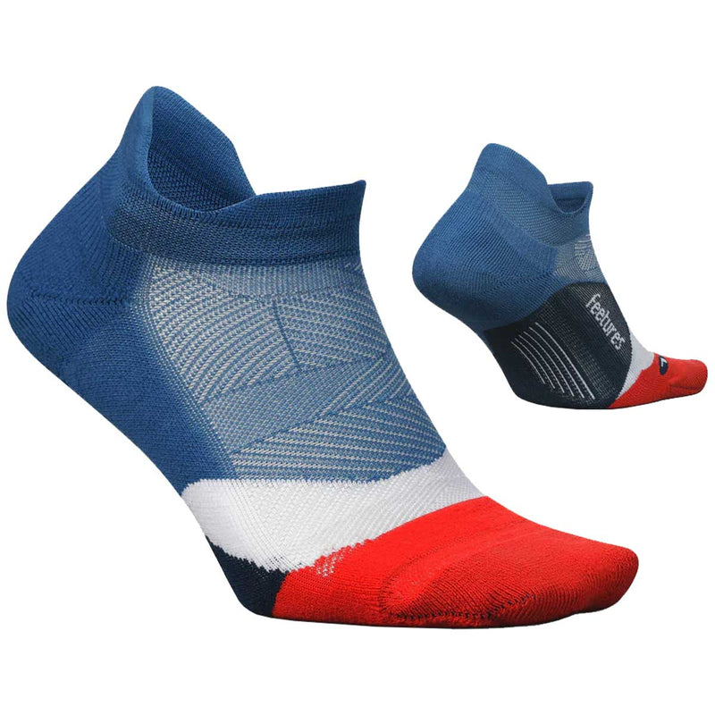 Calcetín Feetures Elite Light Cushion No Show Tab Atmospheric Blue