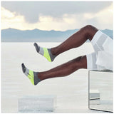 Calcetín Feetures Elite Ultra Light No Show Tab Midnight Neon