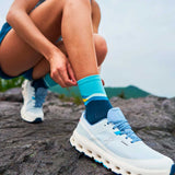 Calceta Feetures Trail Max Cushion Mini Crew High Blue EC9010819