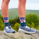 Calceta Feetures Trail Max Cushion Mini Crew Purple Aurora EC9014820