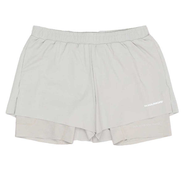 Short Deportivo H.koumori TRAINING Light Grey Hombre