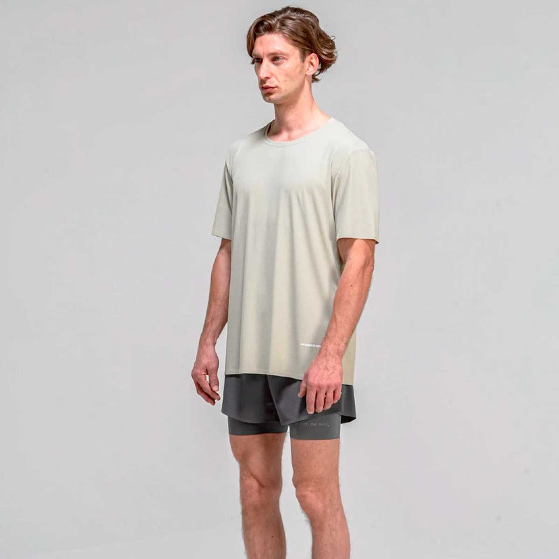 Playera Deportiva H.koumori Training T-Shirt Sand Hombre