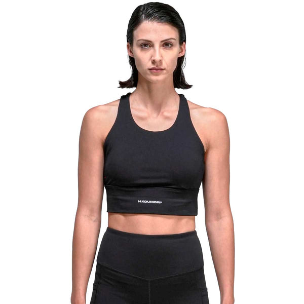 Top Deportivo H.koumori TRAINING BRA Negro Obsidiana Mujer