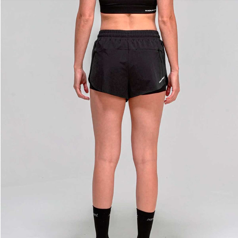 Training Shorts H.koumori Obsidiana Black Mujer