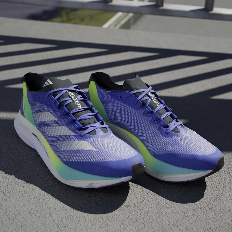 Tenis Adidas ADIZERO BOSTON 12 Azul Verde Hombre