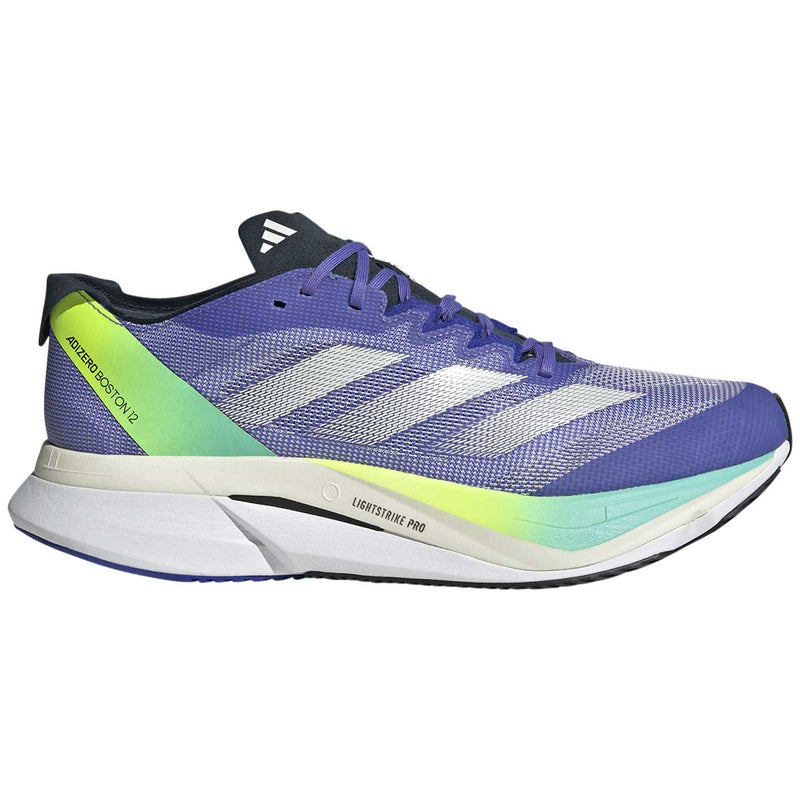Tenis Adidas ADIZERO BOSTON 12 Azul Verde Hombre