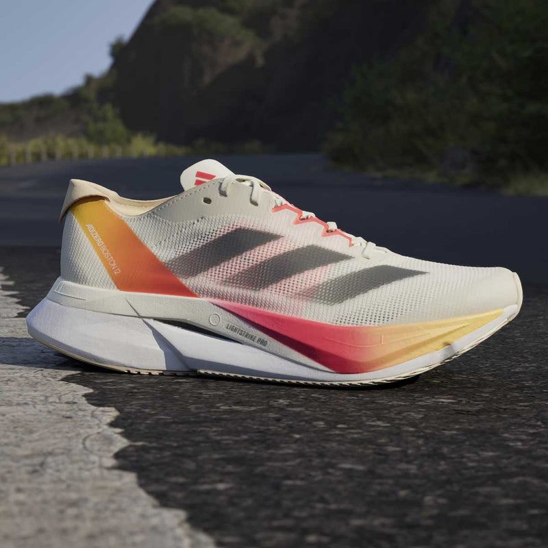 Tenis Adidas ADIZERO BOSTON 12 Blanco Multi Mujer