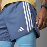 Short Deportivo Adidas OWN THE RUN 3 FRANJAS 2 EN 1 Hombre