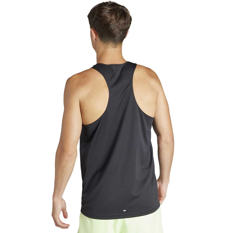 Playera Deportiva Adidas RUN IT TANK Negro Hombre