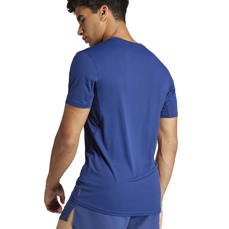 Playera Deportiva Adidas ADIZERO E TEE Azul Hombre