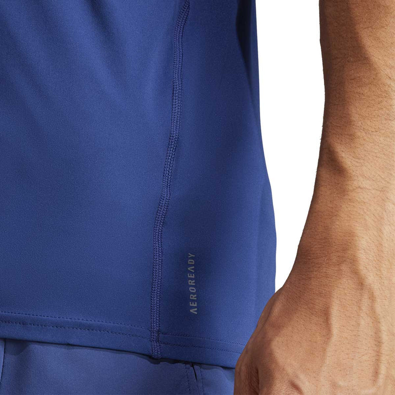 Playera Deportiva Adidas ADIZERO E TEE Azul Hombre