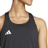 Playera Deportiva Adidas ADIZERO E TANK Negro Mujer