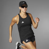 Playera Deportiva Adidas ADIZERO E TANK Negro Mujer