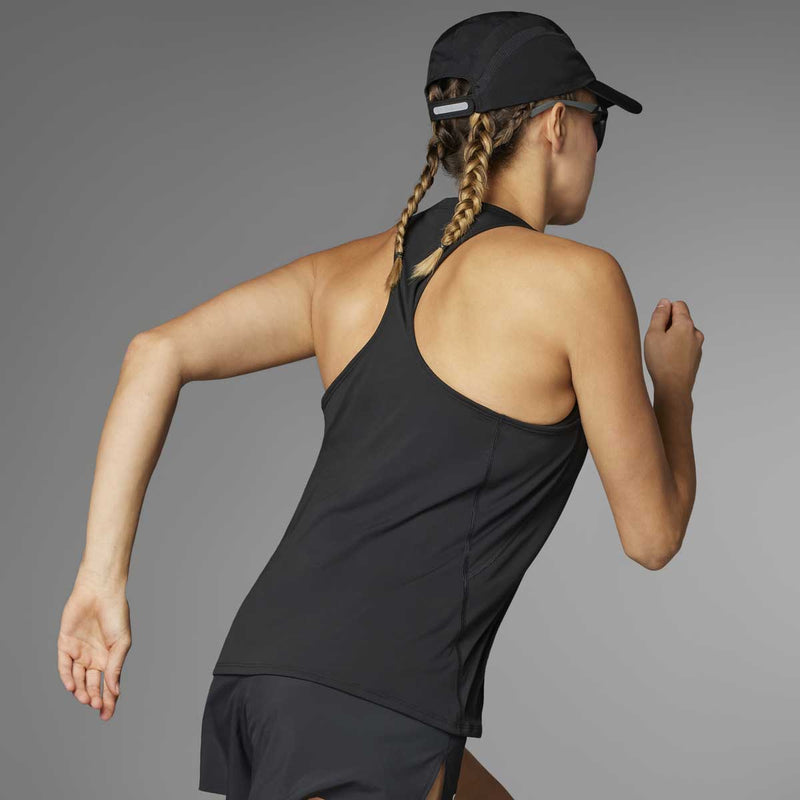 Playera Deportiva Adidas ADIZERO E TANK Negro Mujer
