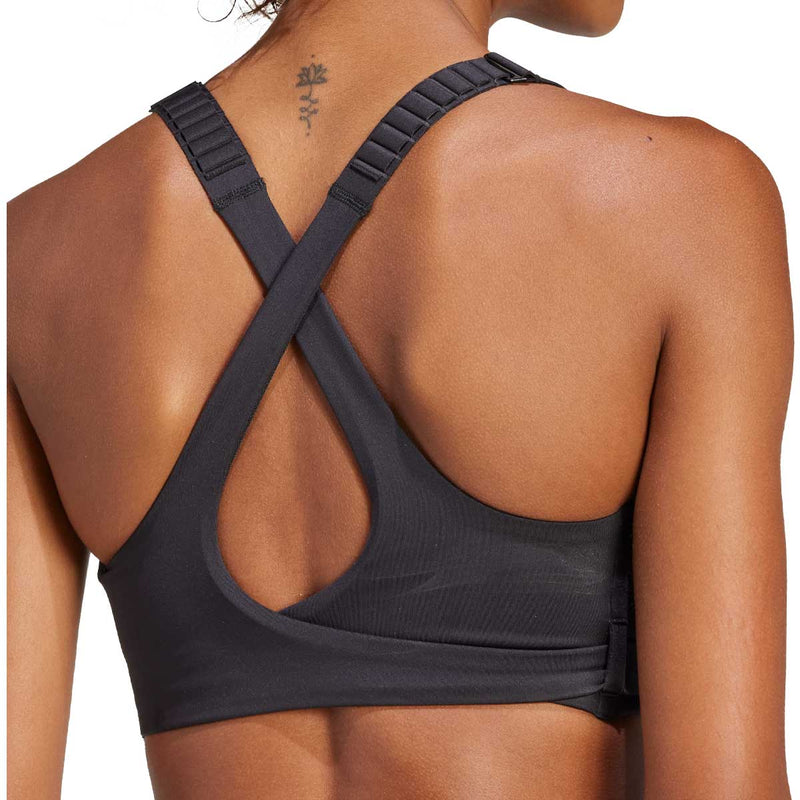 Sujetador Deportivo Adidas FastImpact Luxe Negro Mujer