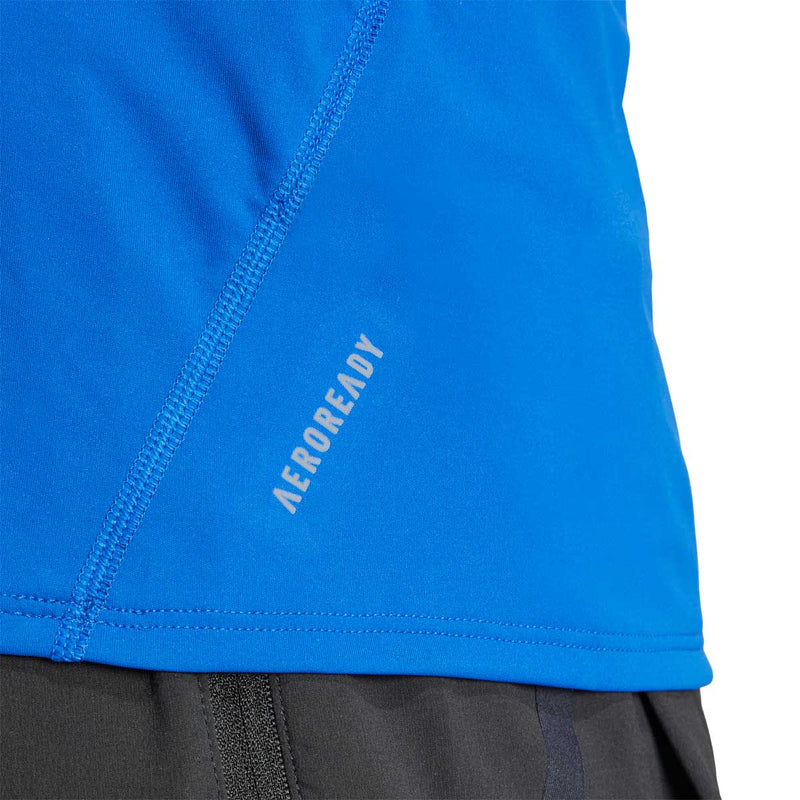 Playera Deportiva Adidas ADIZERO E TANK Azul Mujer