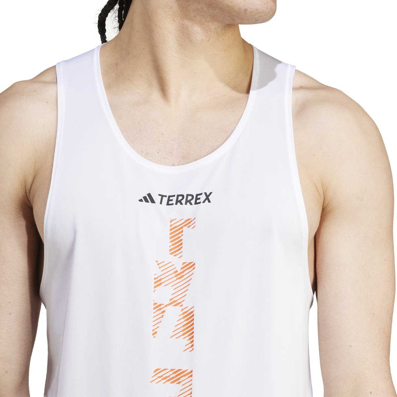 Playera Deportiva Adidas XPR SINGLET Blanca Hombre