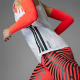 Playera Deportiva Adidas Adizero Running Blanco Mujer