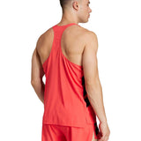 Playera Deportiva Adidas Adizero Road to Records Rojo Hombre