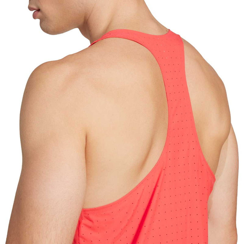 Playera Deportiva Adidas Adizero Road to Records Rojo Hombre