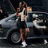 Tenis Adidas ADIZERO EVO SL Blanco Negro Mujer