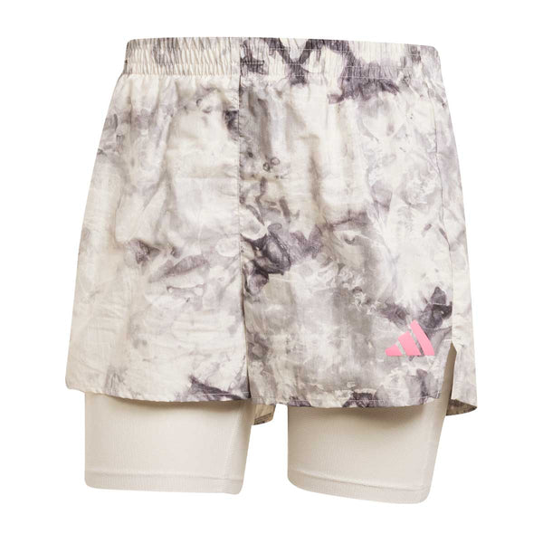 Short Deportivo Adidas Own The Run 2 in1 Spray Dye Mujer