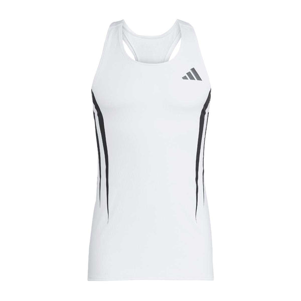 Playera Adidas Sin Mangas Adizero Blanco Hombre