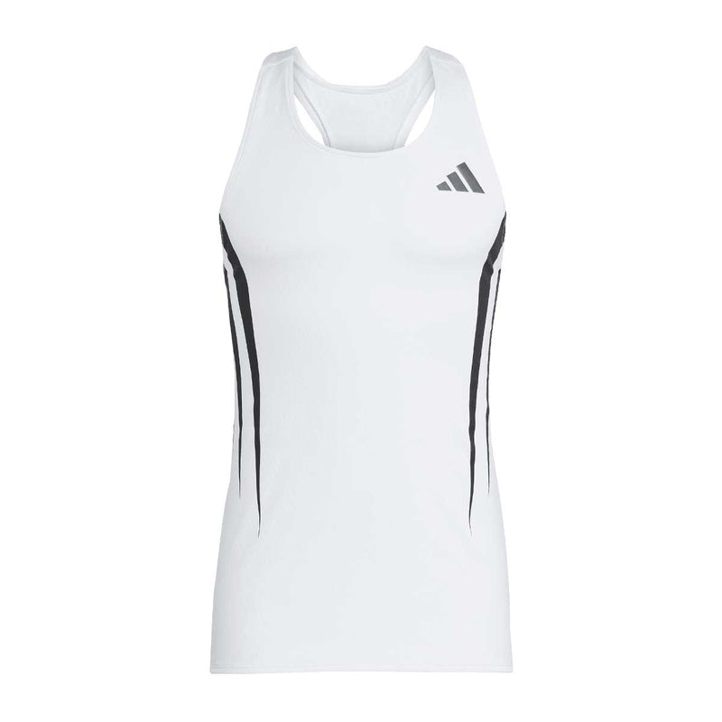 Playera Adidas Sin Mangas Adizero Blanco Hombre