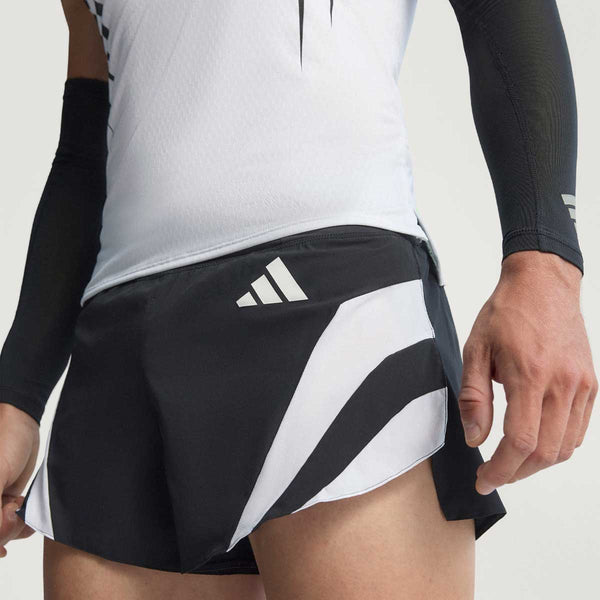 Short Deportivo Adidas ADIZERO Negro Blanco Hombre