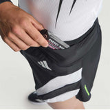Short Deportivo Adidas ADIZERO Negro Blanco Hombre