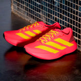 Tenis Adidas Adizero EVO SL WOVEN Rojo Amarillo Hombre