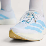 Tenis Adidas Adizero EVO SL WOVEN Blanco Celeste Mujer